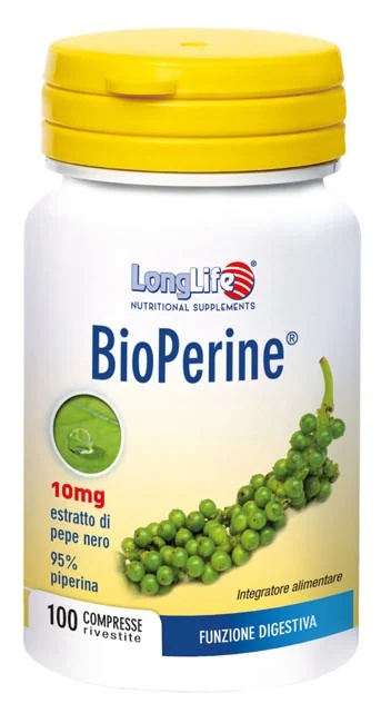 Complément alimentaire LONG LIFE LongLife BioPerine 10 mg 100 comprimés