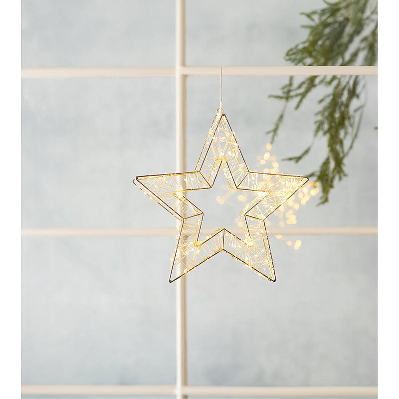 Estrella Home Dazzle de 38 cm con LED