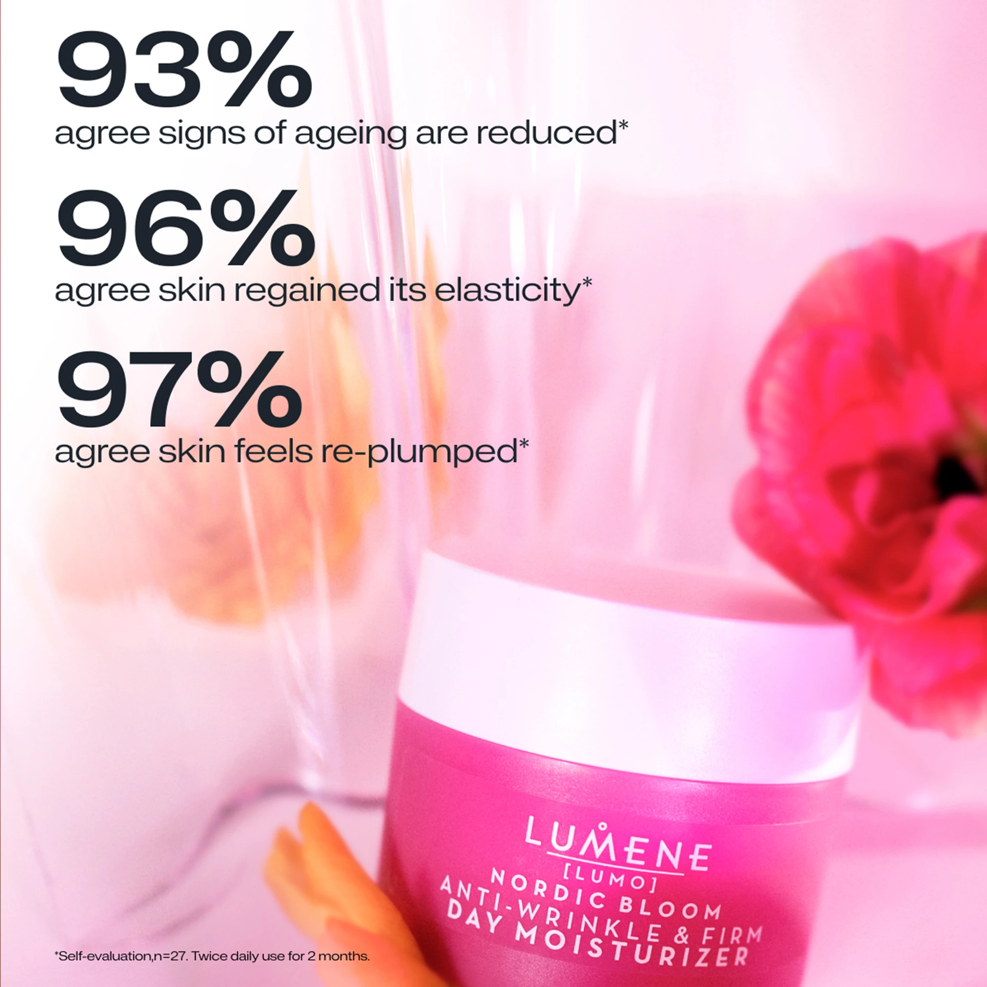 Nordic Bloom Cremă hidratantă antirid și fermitate de zi 50 ml - Lumene