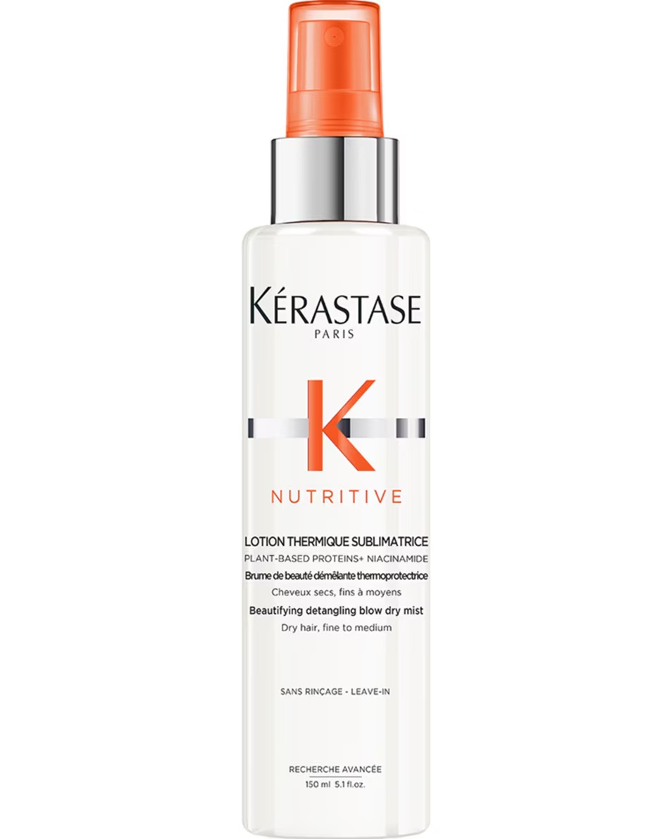 Loțiune nutritivă KÉRASTASE THERMIQUE SUBLIMATRICE, spray descurcător cu foehnul, pentru păr subțire până la mediu uscat