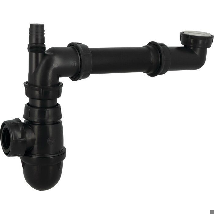 Universal siphon with space-saving tubing - NICOLL - Washbasin and Sink - Recycled materials