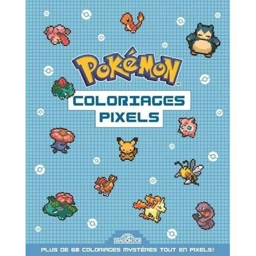 Libro para colorear - Antártida - Pokémon - 60 páginas - Pixel Art - Pixel Art