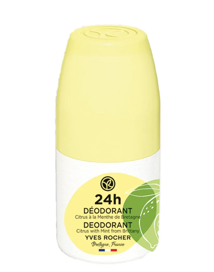 Yves Rocher Mięta z Bretanii 24h Dezodorant cytrusowy