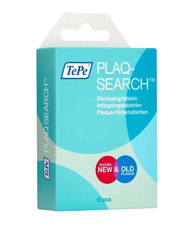 TEPE PlaqSearch Box 10 Tabletten zur Plaqueerkennung