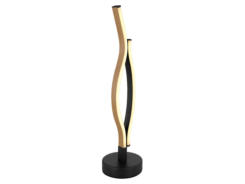 Lampa stołowa Geronimo LED 2-punktowa metalowa czarny