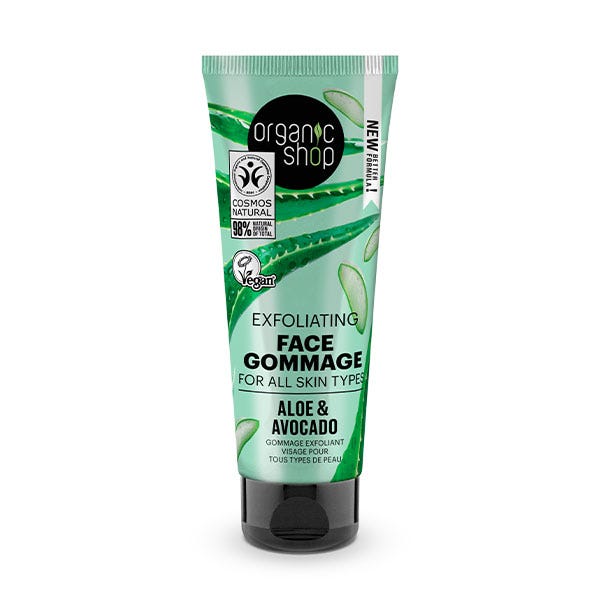 Hámlasztó arcápoló gomáz aloe verával és avokádóval | 75 ml