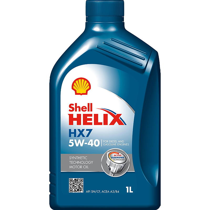 Shell Motorolie 1 l 5W-40 Shell Helix HX7