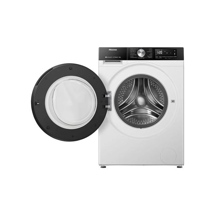 Lavadora Hisense WF3S1043BW3 - 10,5 kg - Wi-Fi - 99,9% vapor - Clase energética A