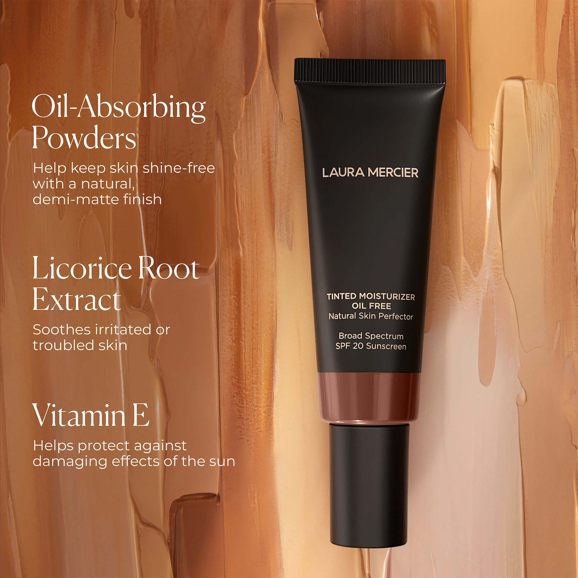 Mini tonirana hidratantna krema bez ulja SPF20 2N1 Nude - Laura Mercier
