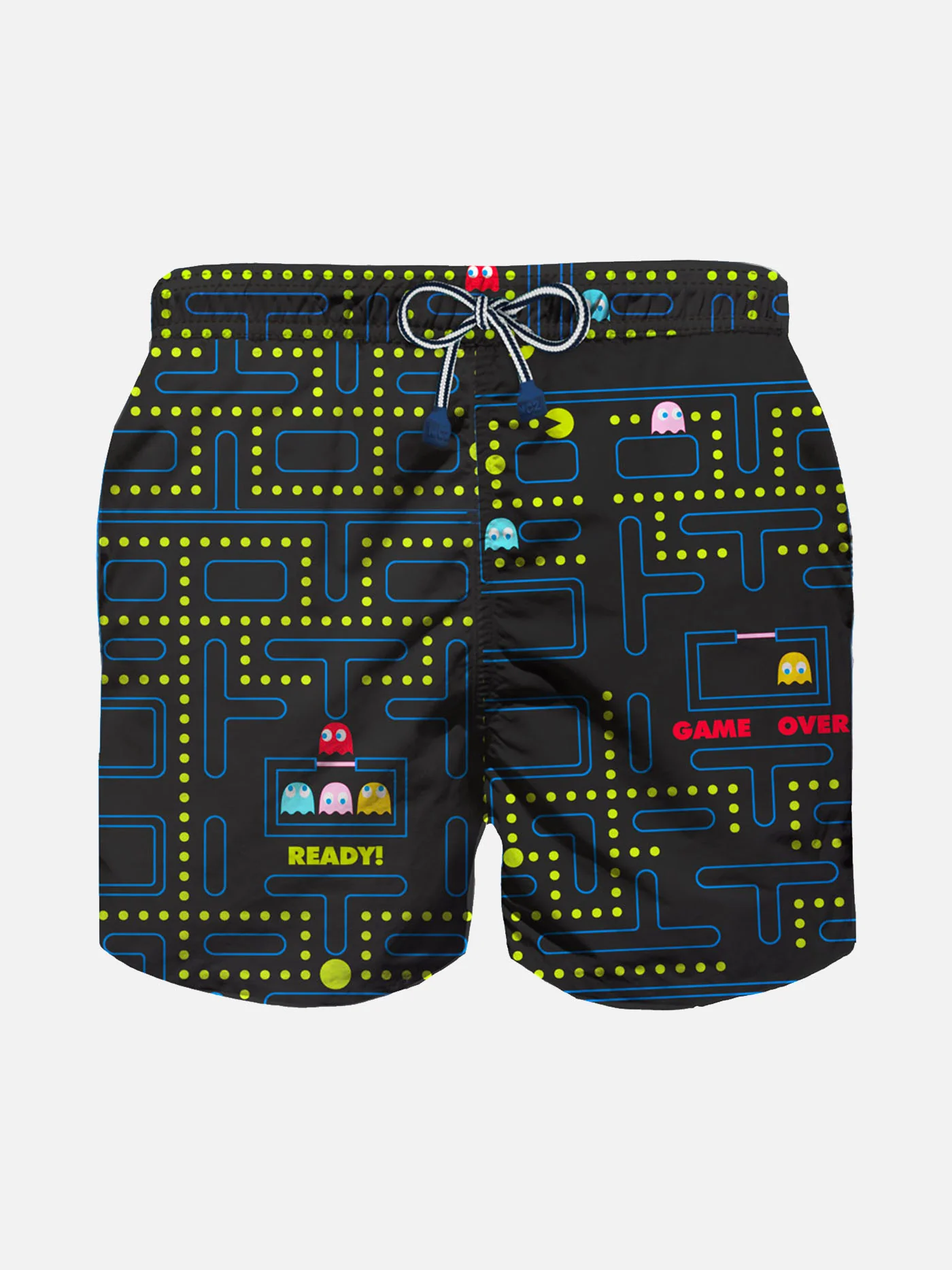 Lichtgewicht zwempak voor jongens met Pac-Man-print | Pac