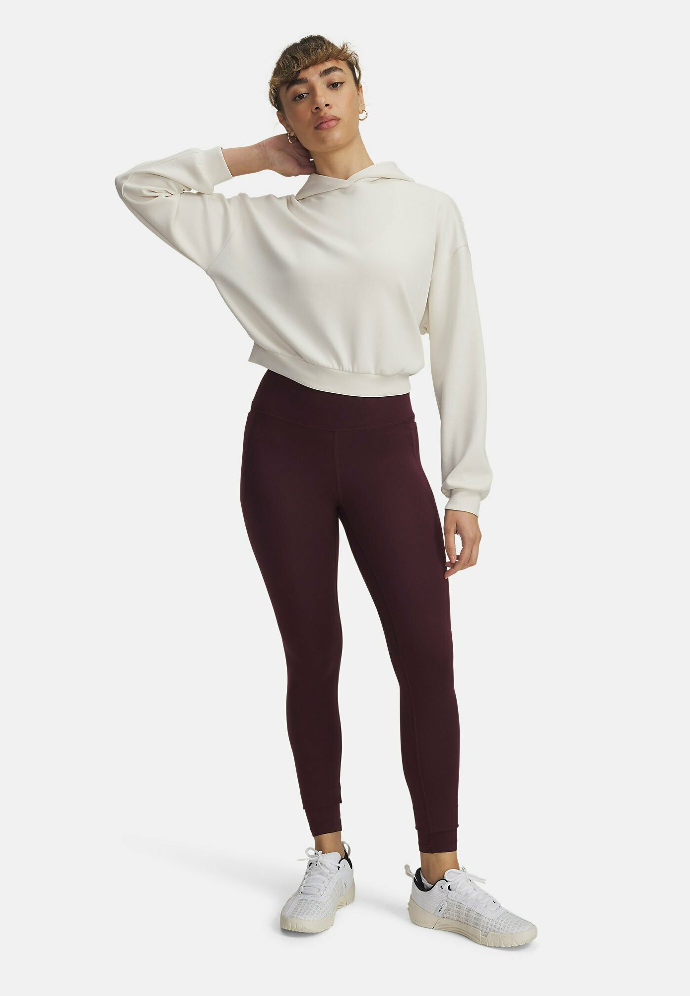 Leggings Under Armour MERIDIAN - bordeaux foncé
