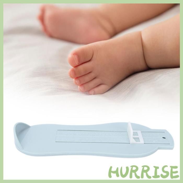 Dispositif de mesure des pieds Dispositif de mesure du pied enfants Piets de chaussures de bébé parfum bain Bleu nature