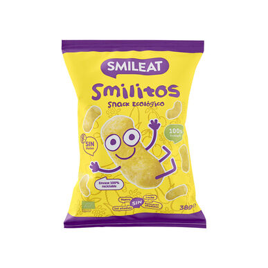 Smileat Smilitos ympäristöystävällinen välipala, luonnollinen ja luomu välipala, 38g