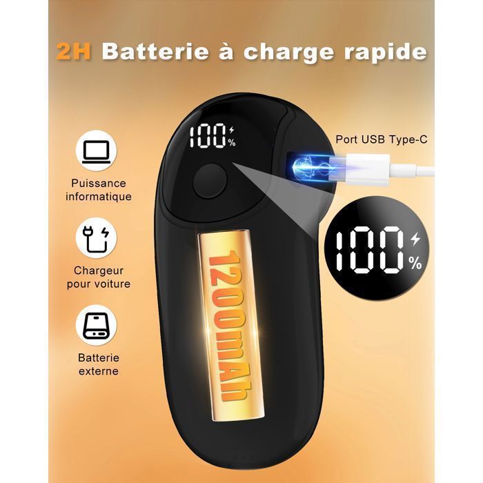 Anti Bouloche Électrique,[Type-C+Écran LED] Homtronics Rasoir Électrique à Bouloches,pour Laine Vêtements Canapés Couvertures,Noir