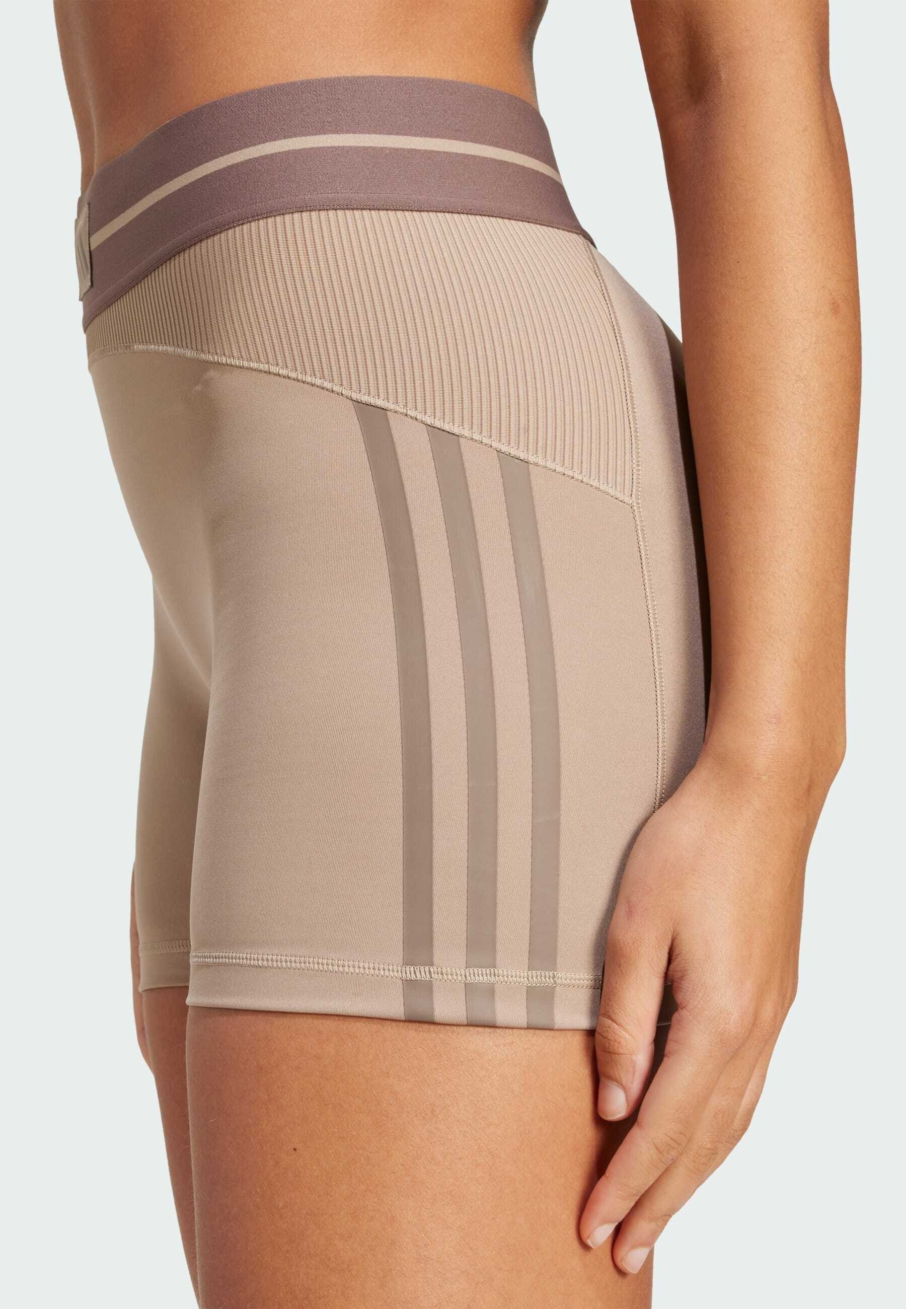 adidas Performance HYPERGLAM - Leggings - krijtbruine aardlagen