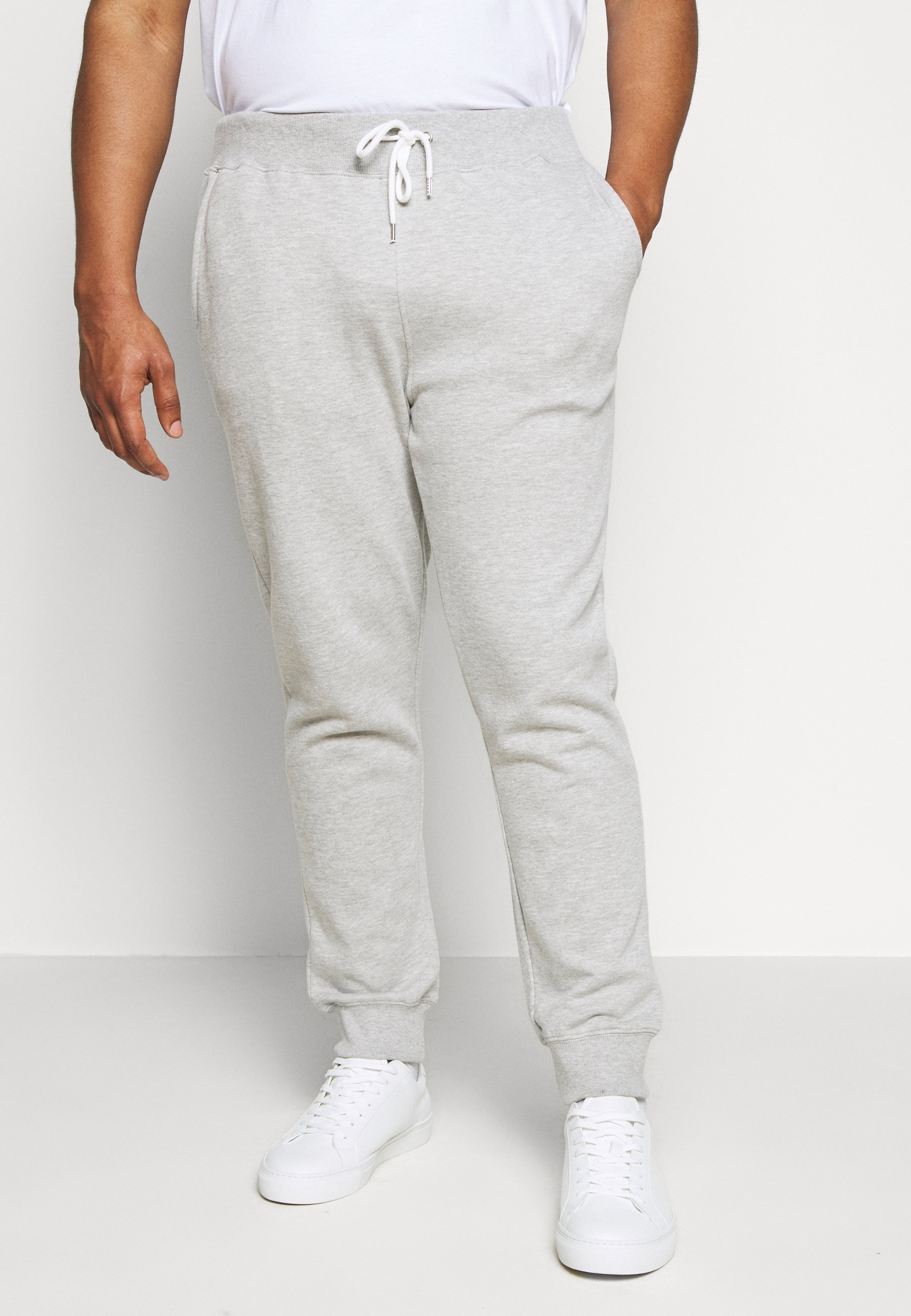 Confezione da 2 pantaloni della tuta Pier One - nero/grigio chiaro screziato