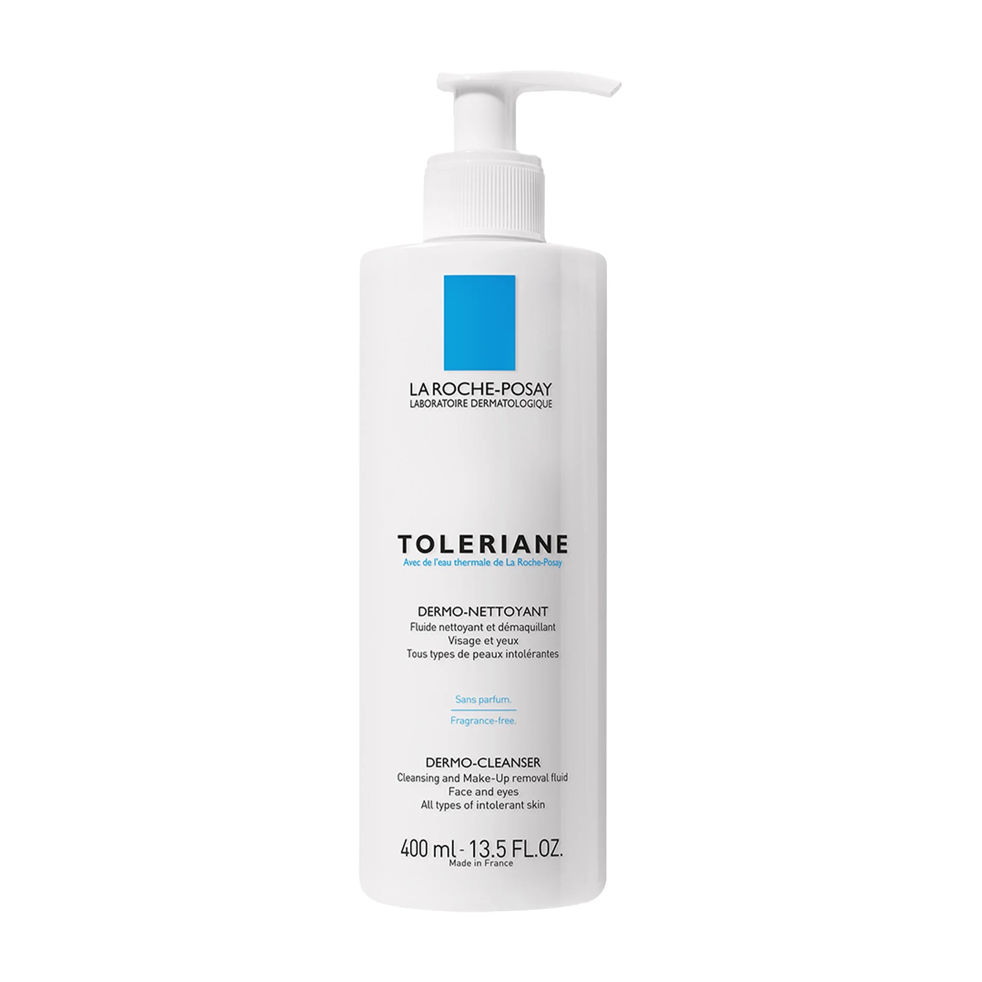 LA ROCHE POSAY La Roche Posay Toleriane Dermo Cleanser 400 ml Milde gezichtsreiniger voor make-upverwijdering, geschikt voor de gevoelige huid
