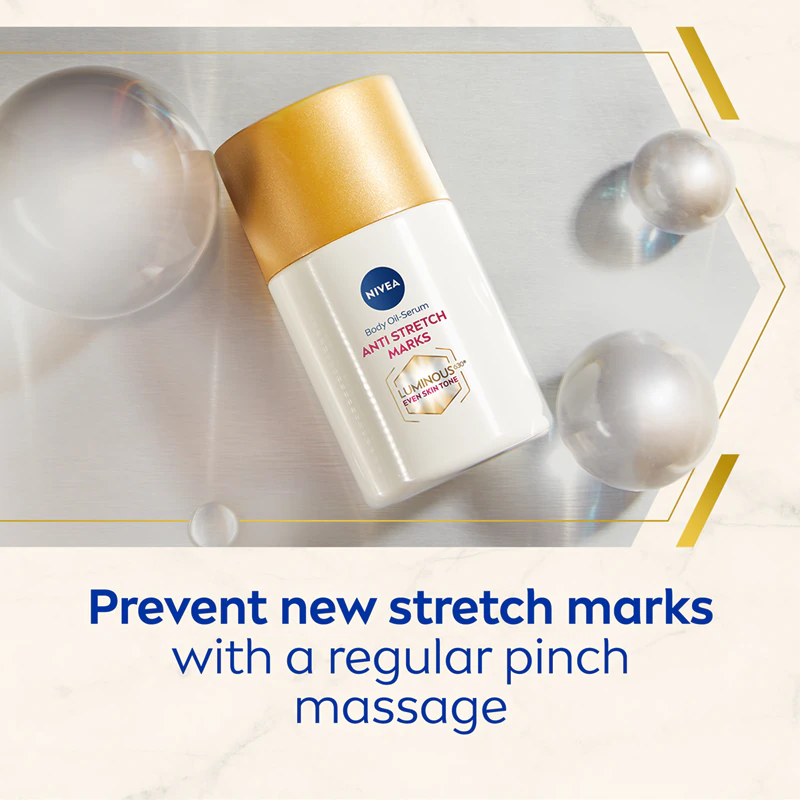 NIVEA Luminous 630 olie serum tegen stretchmarks