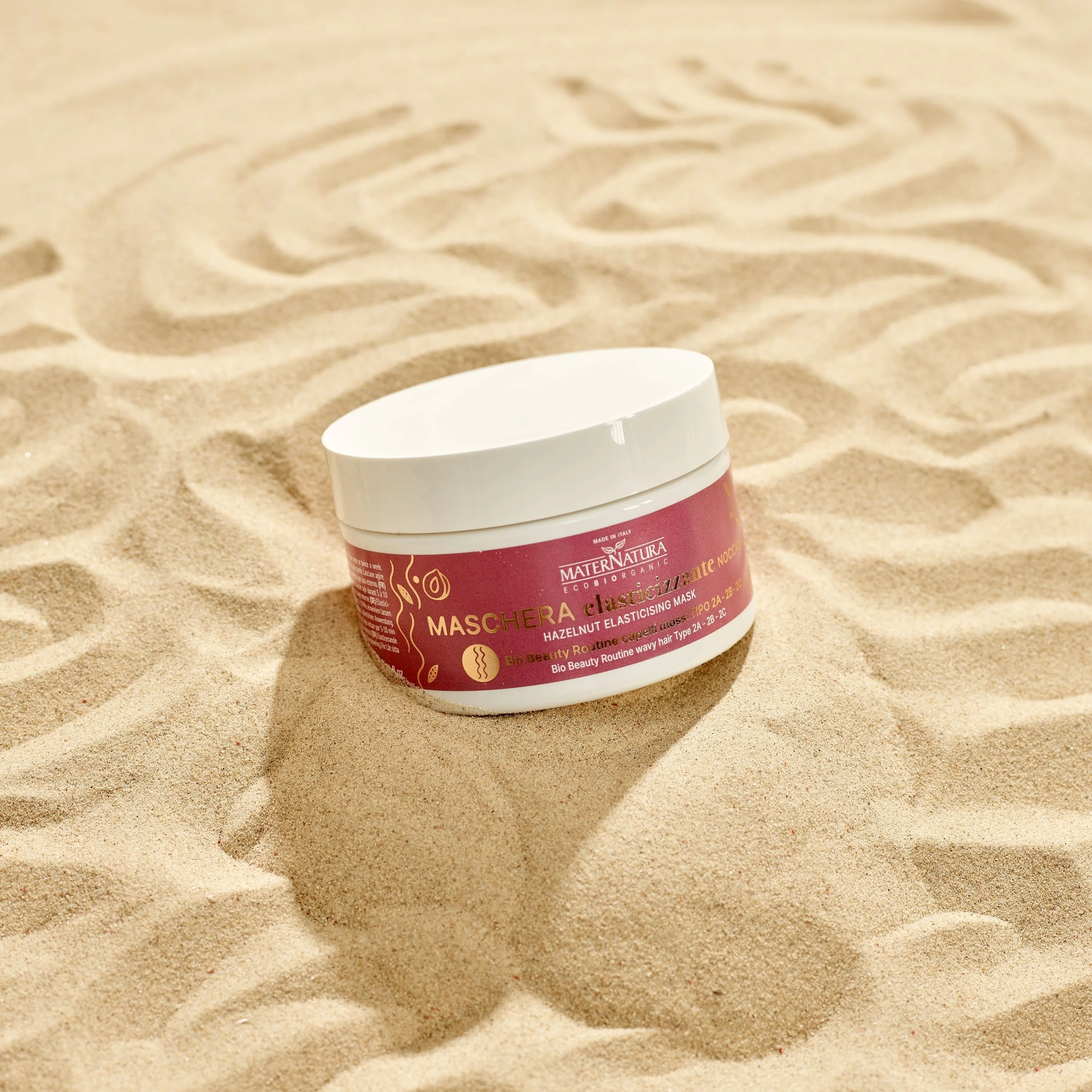 Balsamo Maschere e Olii Maschera Elasticizzante Capelli Mossi Nocciole - Maschera Ricci Definiti Capelli