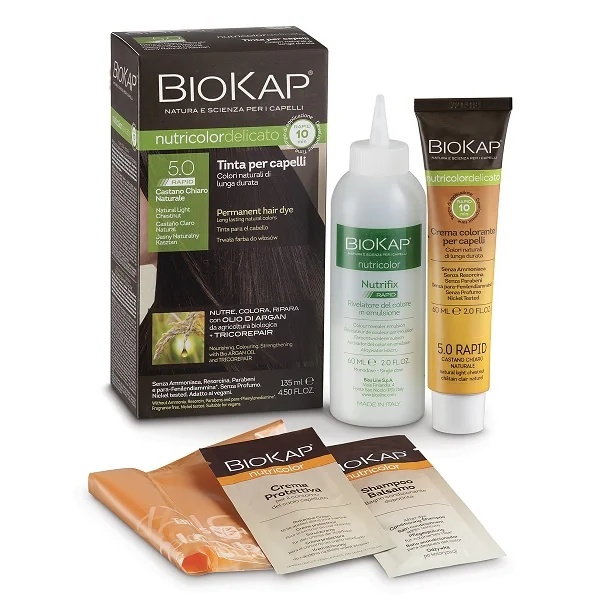 BIOKAP Biokap Nutricolor Delicato Rapid juuksevärv 5 naturaalne helepruun