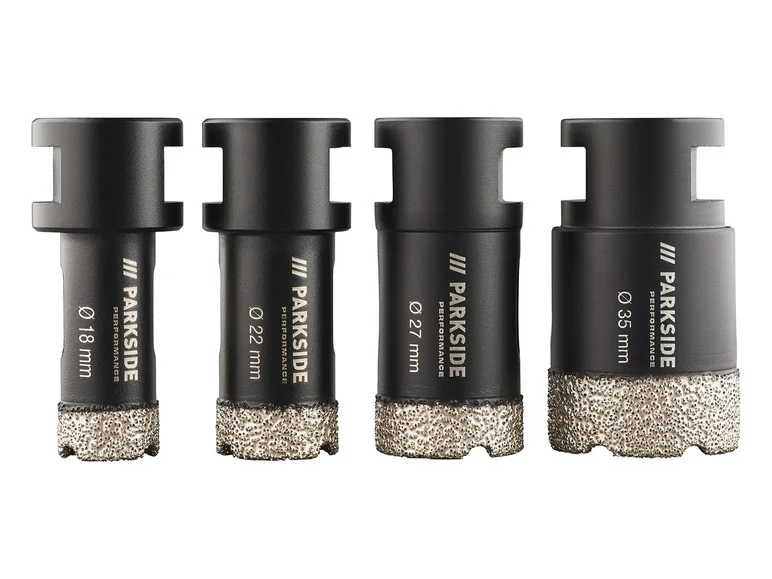 Conjunto de trepanação diamantada PARKSIDE PERFORMANCE® PDBK 3 A1