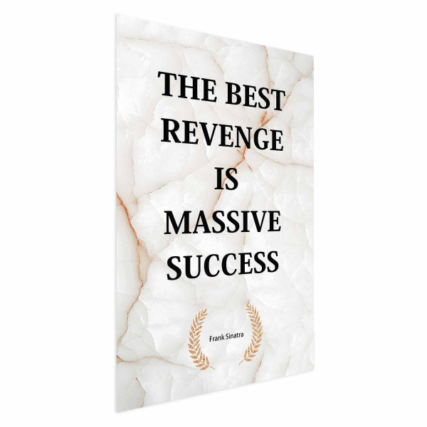 Plakat Best Revenge 21x30 cm