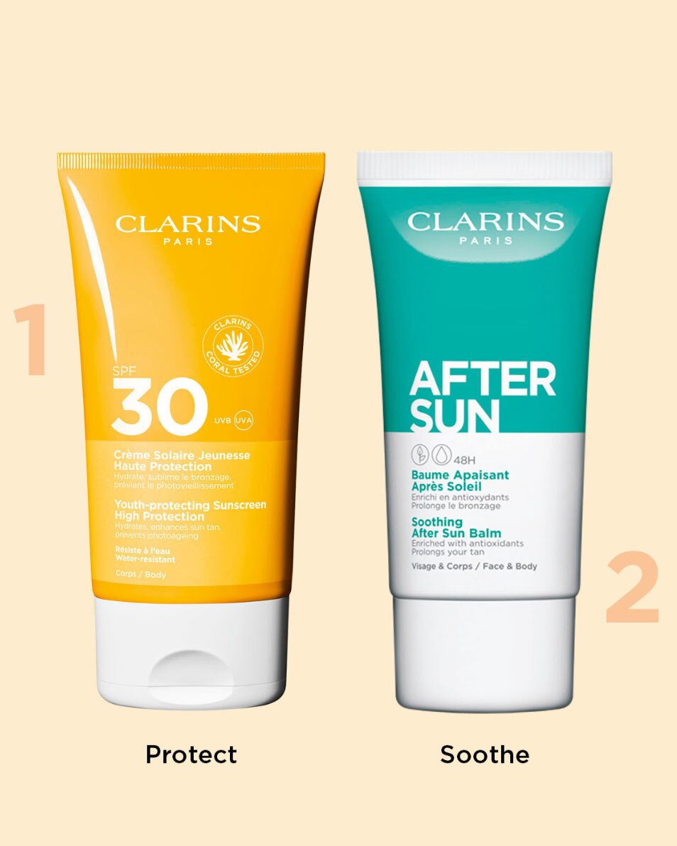 CLARINS Sun Care Body Fiatalságvédő Naptej Testre Magas Fényvédelem SPF 30