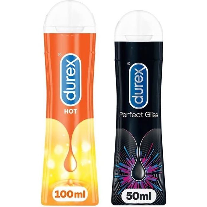 Gels Lubrifiants Sexuels - Hot Chauffant Stimulant - Perfect Gliss Lubrifiant Anal -1 Gel 100ml 1 Gel 50ml