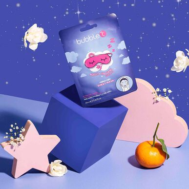 Vlažilna maska za obraz Bubble T z nerolijem in mandarino 23 g