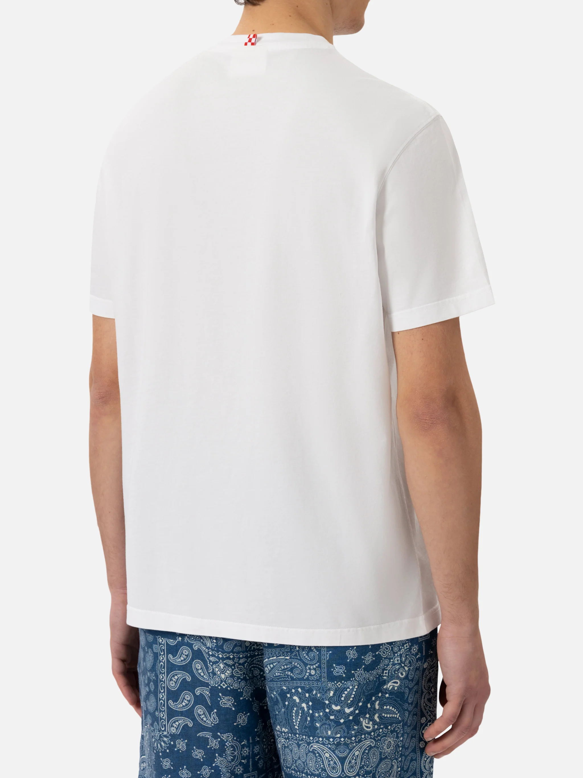 Heren katoenen T-shirt met 