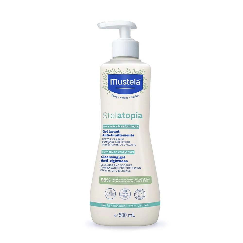 Pelle Atopica STELATOPIA GEL DETERGENTE - Trattamento Bebè, Prodotti per Bambini, Bagno e Doccia, Shampoo Delicato