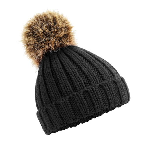  Beechfield Kids mössa med pompom