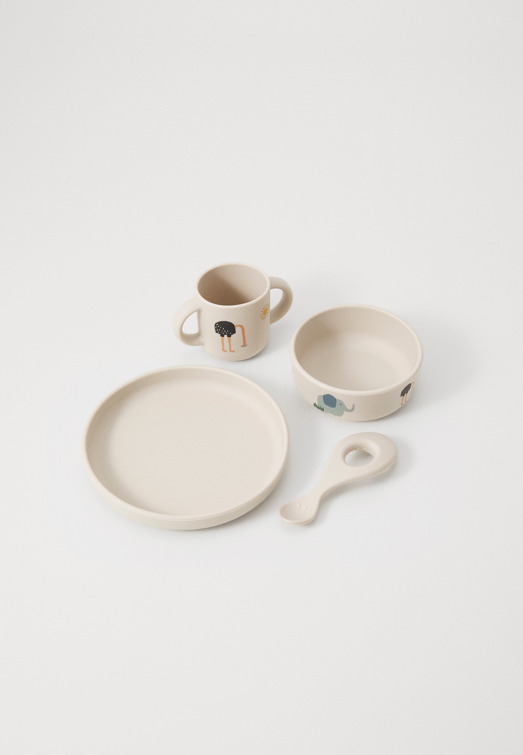 Liewood VIVI BEDRUKTE TAFELSET UNISEX - Kinderservies set - zandkleurige mix