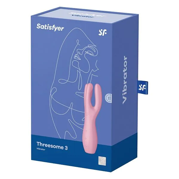 Satisfyer Masażer Threesome 3 Pink uka