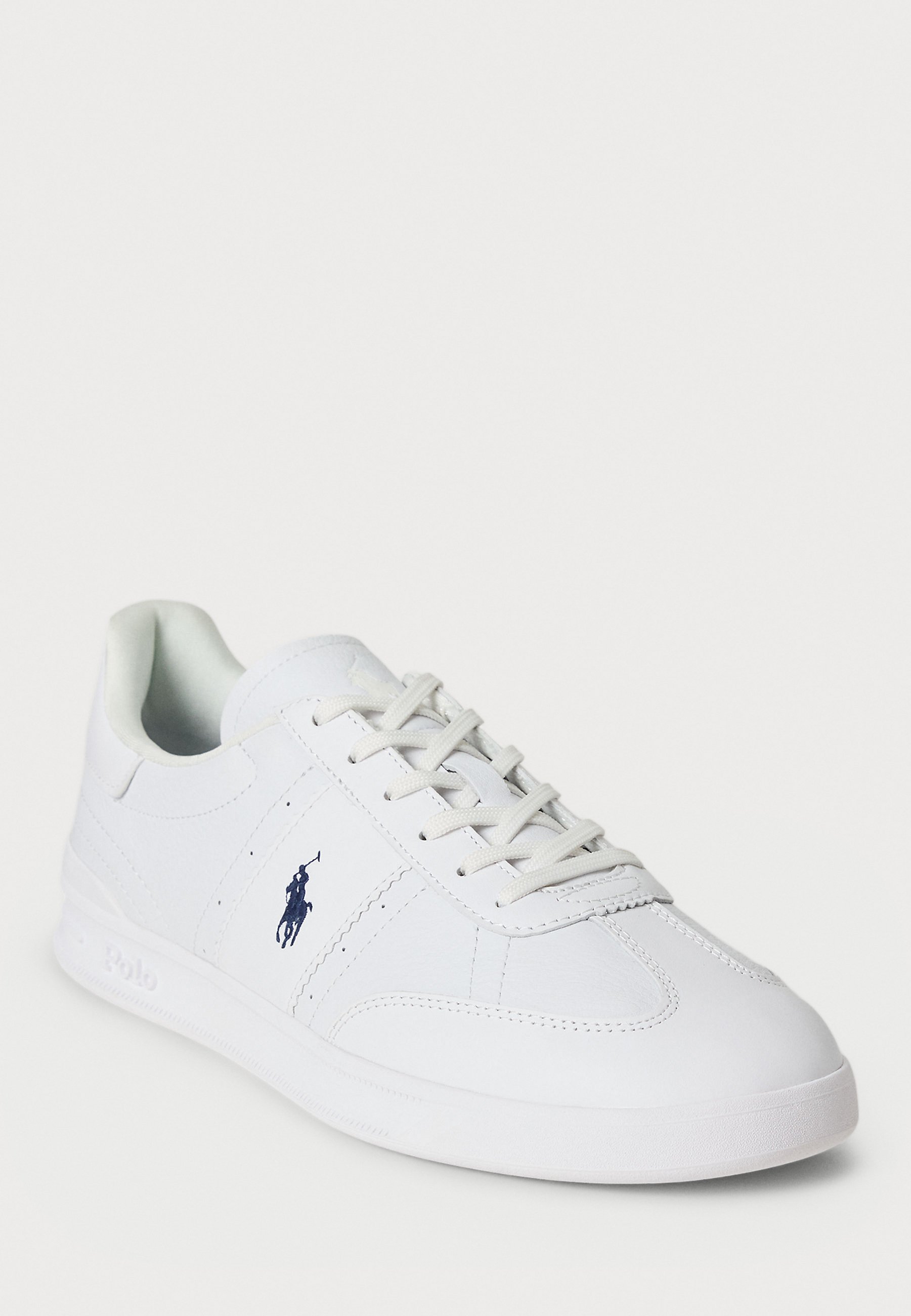 Polo Ralph Lauren HERITAGE AERA LEDER-SNEAKER - Sneaker - weiß/marineblau