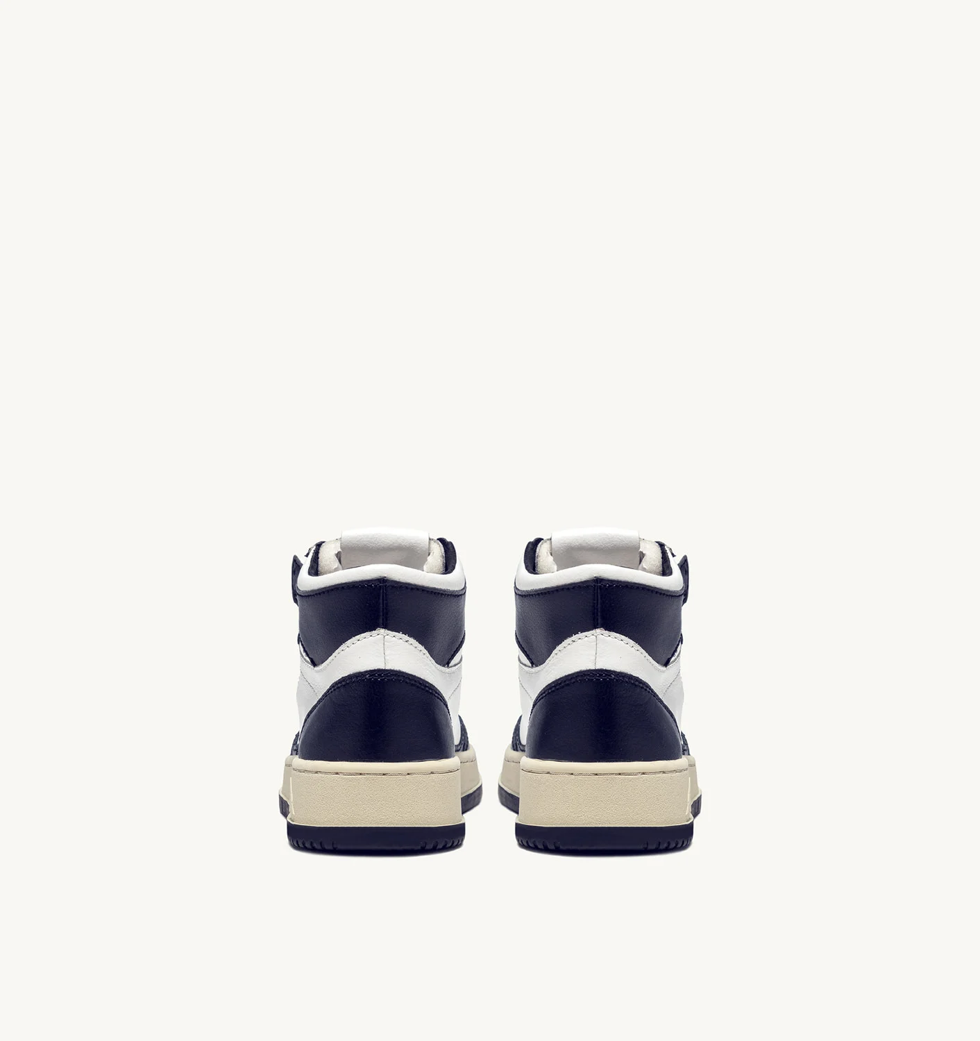 Adidași Medalist Mid din piele bicoloră, alb și albastru