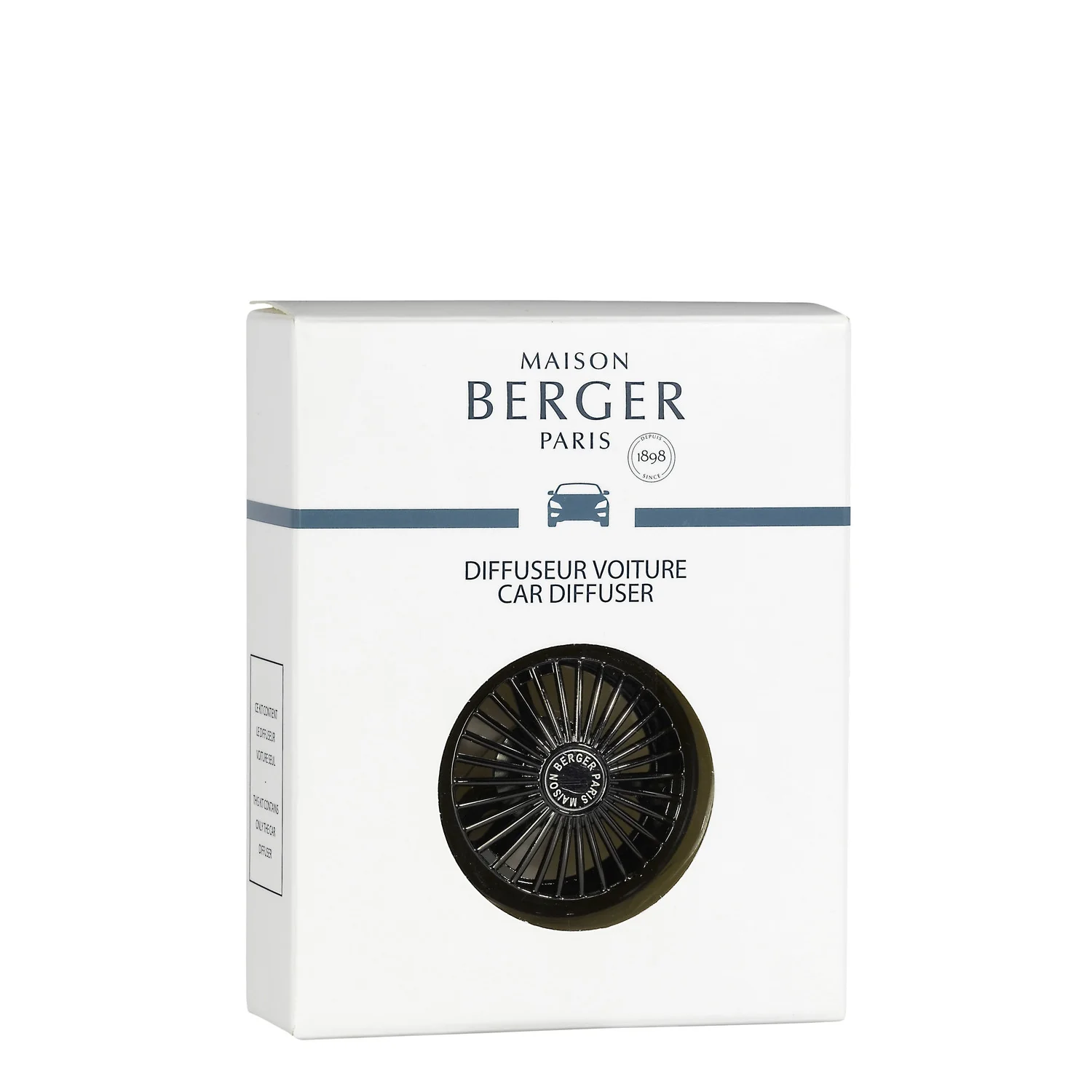 Diffuseur Voiture Ricambio Diffusore per Auto Car Wheel Gun Metal - Profumo per Automobile