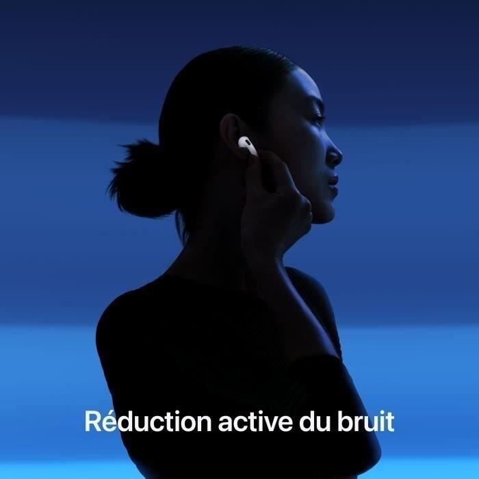 Auriculares Apple AirPods 4 con cancelación activa de ruido (2024) - Reacondicionados - Excelente estado