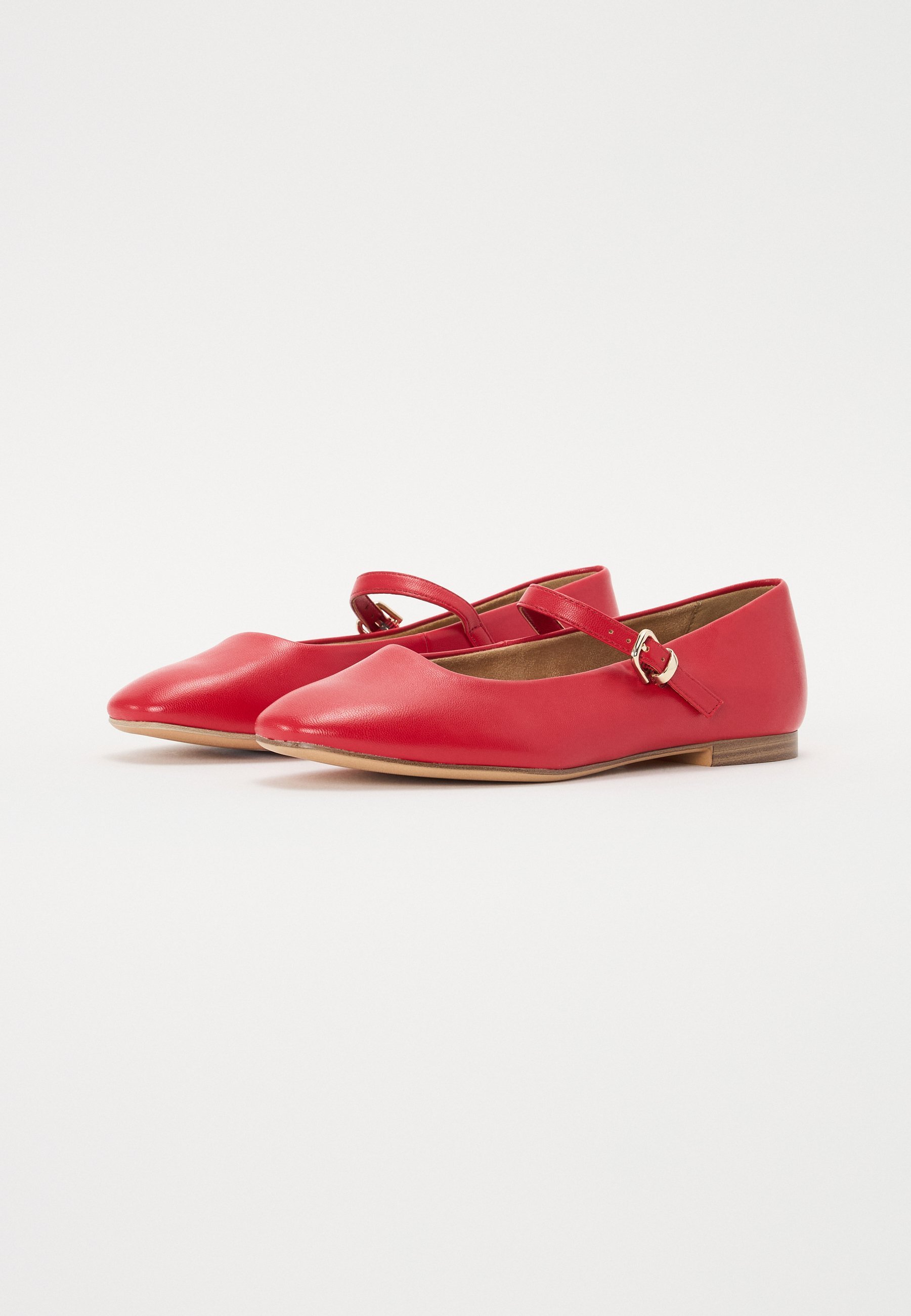 Tamaris ballerina's met enkelbandje - rood