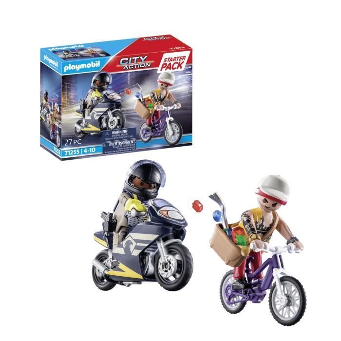 PLAYMOBIL 71255 Starterset Agent und Dieb, Stadt-Action, Polizei, ab 4 Jahren