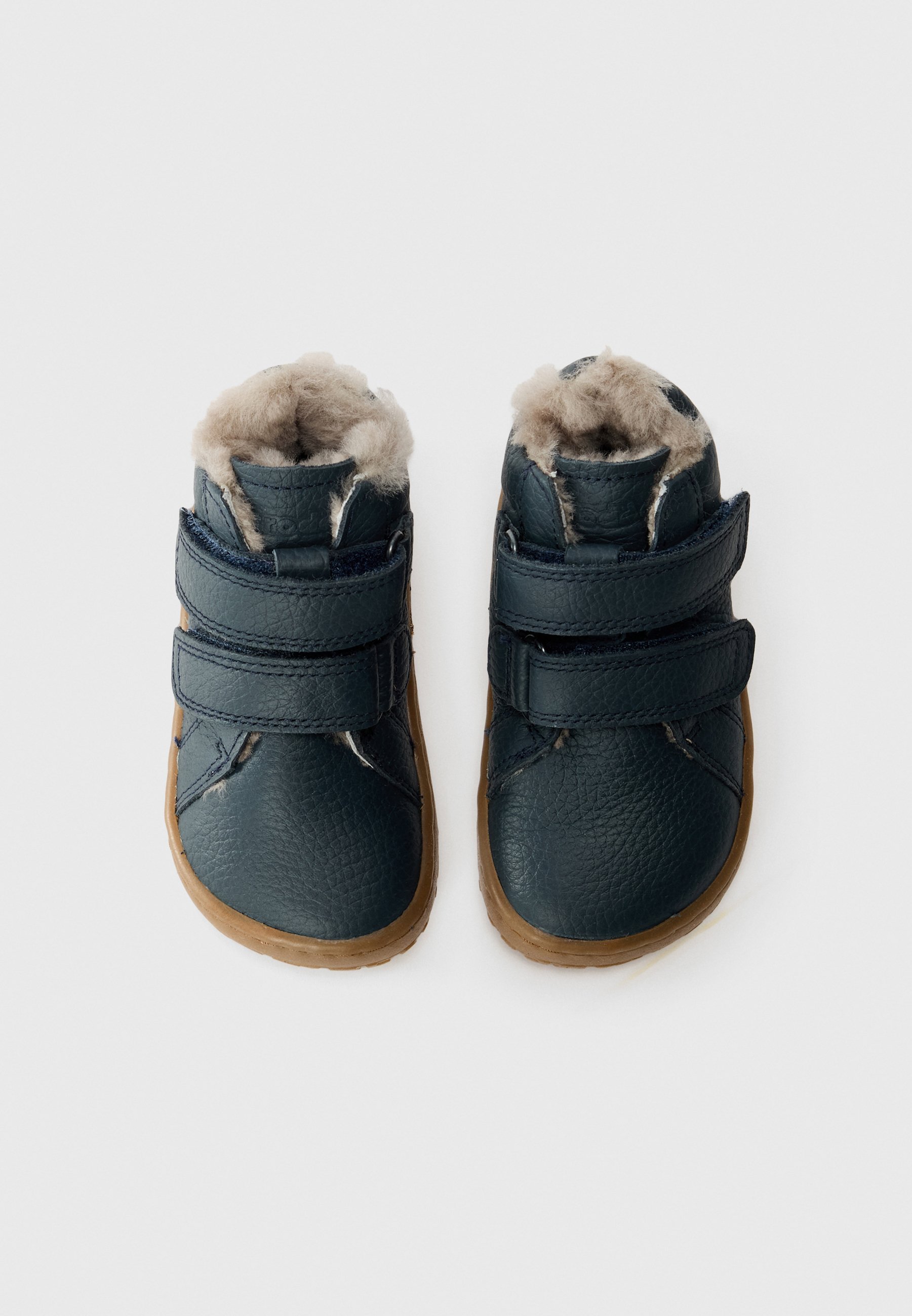 Froddo BAREFOOT WINTER FURRY - Scarpe da ginnastica alte - blu scuro