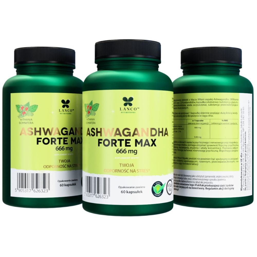 Lanco Nutritions Ashwagandha Forte Max 666 mg
