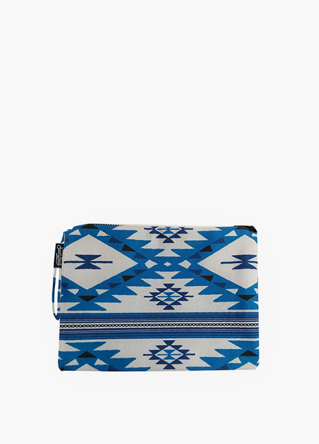 Bolso Keila de lycra con estampado azteca brillante