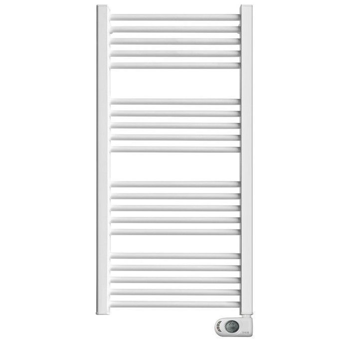 Sèche-serviettes électrique à inertie sèche HJM, 750 W, Noor, Blanc