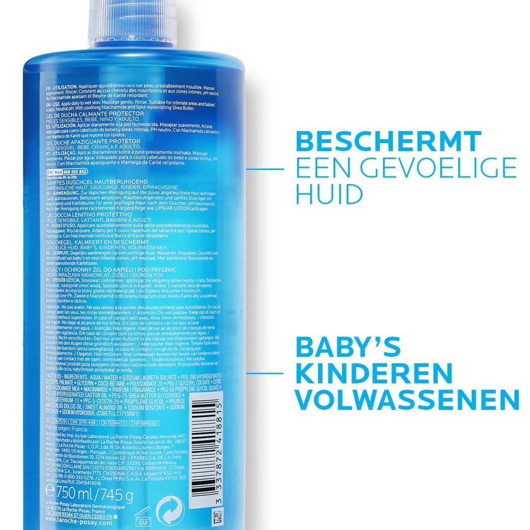 La Roche-Posay Lipikar gel za tuširanje - 400 ml