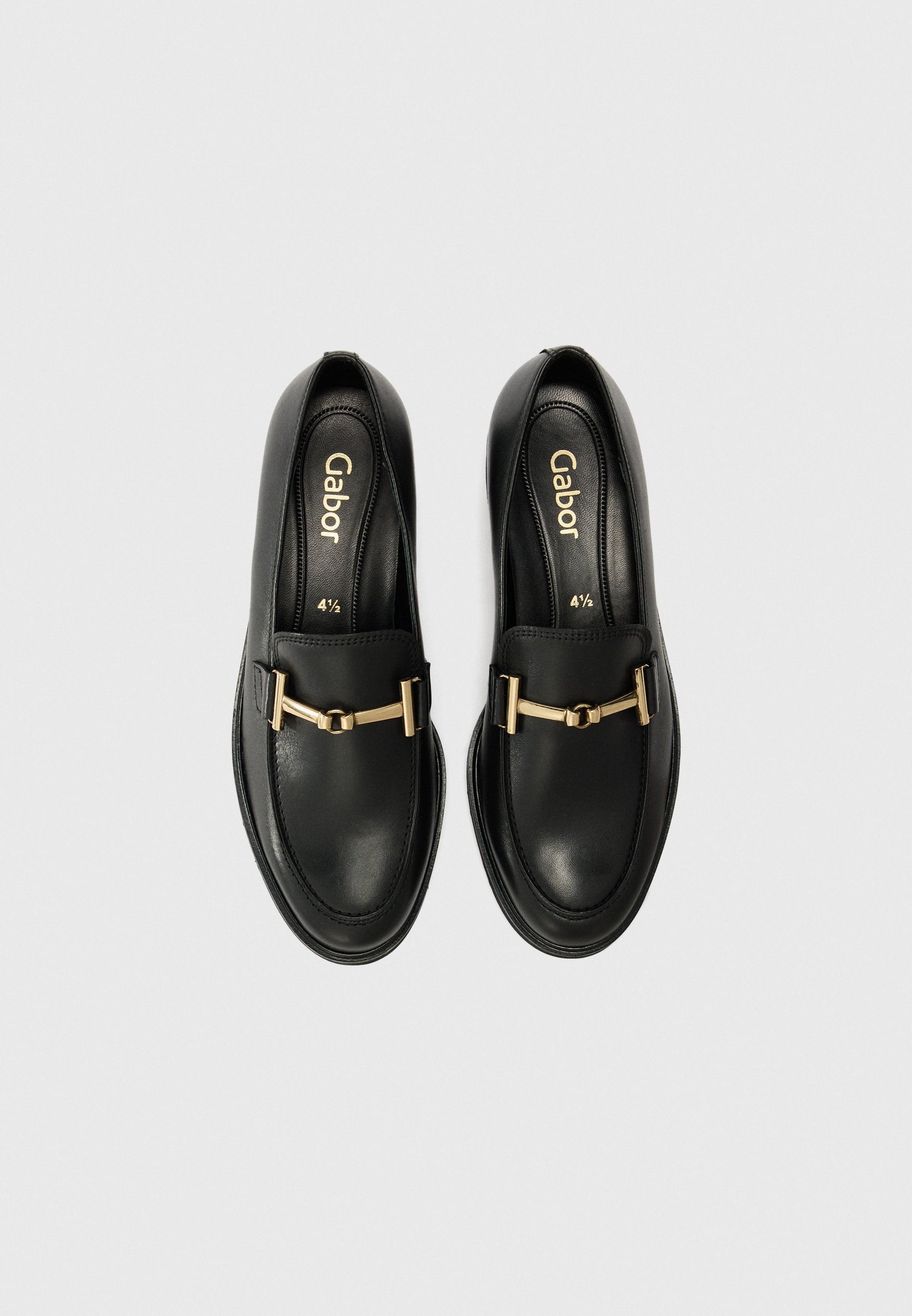 Gabor Slip-ons - zwart/goudkleurig