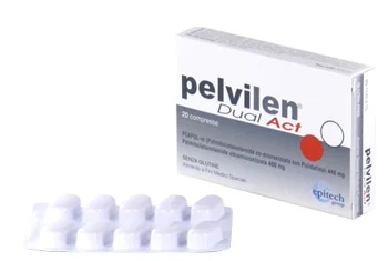 PELVILEN Pelvilen Dual Act Nahrungsergänzungsmittel bei Beckenschmerzen, 20 Tabletten