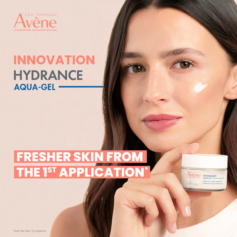 Avène Hydrance Hydrating Aqua Cream-in-Gel is een lichte, 3-in-1 gelcrème.