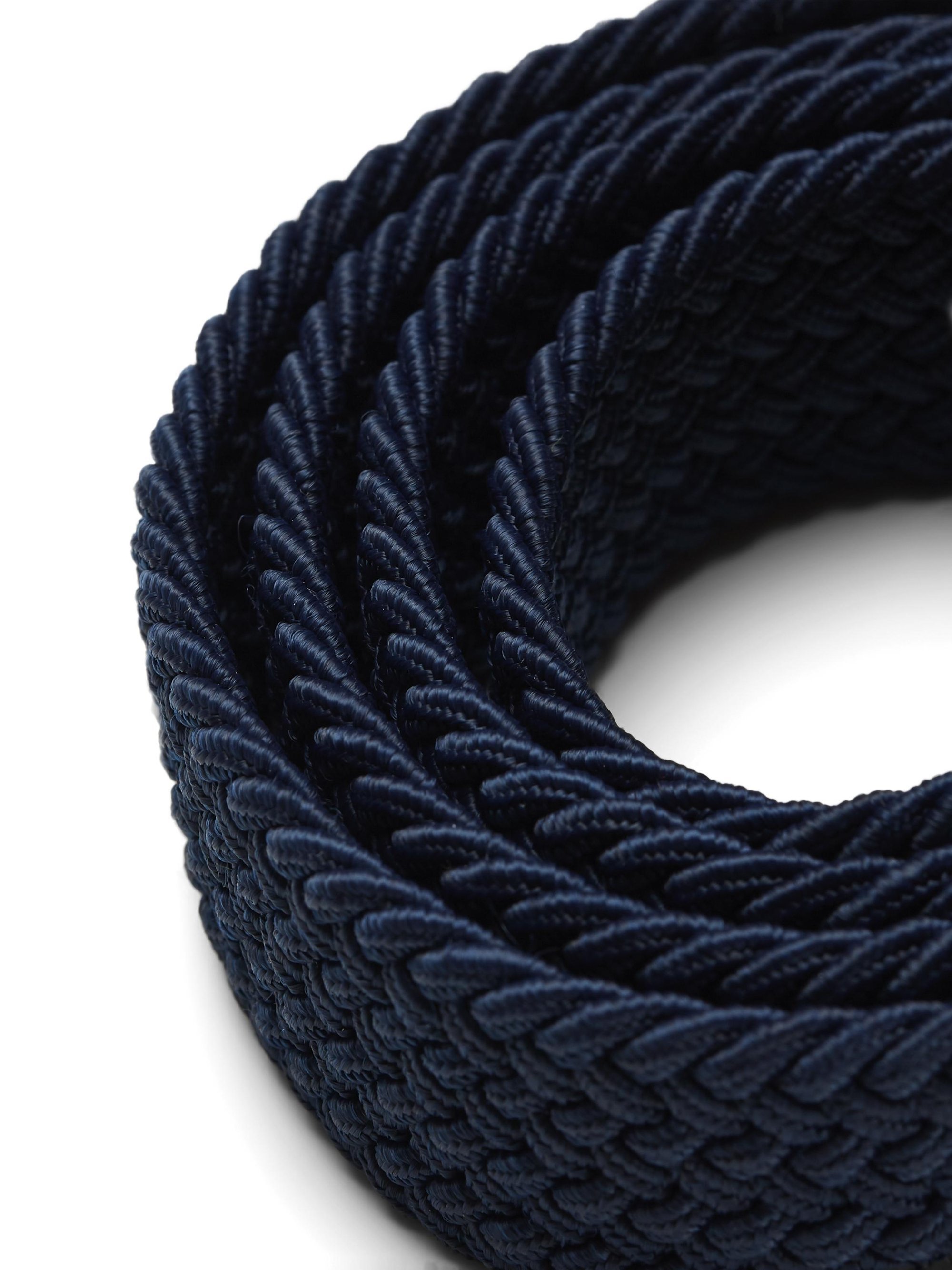 Jack & Jones JACSPRING RIEM - Gevlochten riem - marineblauw