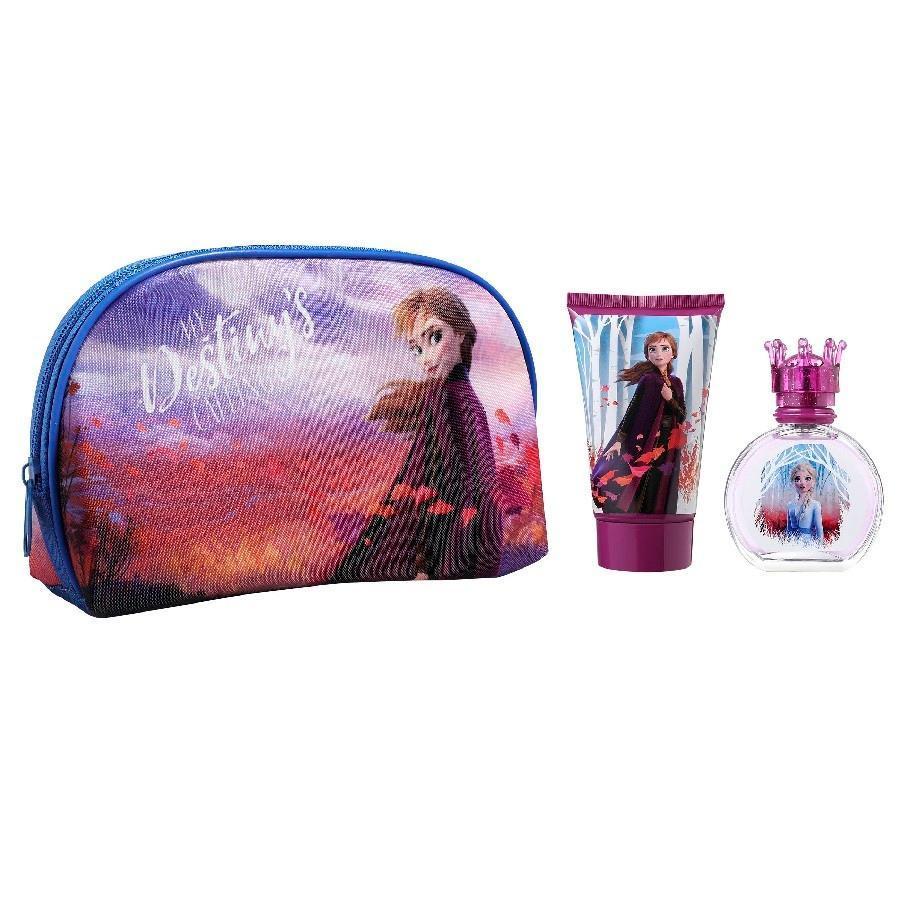 Дизни Залеђено краљевство II, сет мириса за децу, тоалетна вода 50 мл + гел за туширање 100 мл + торбица за тоалетни прибор – 1 комад